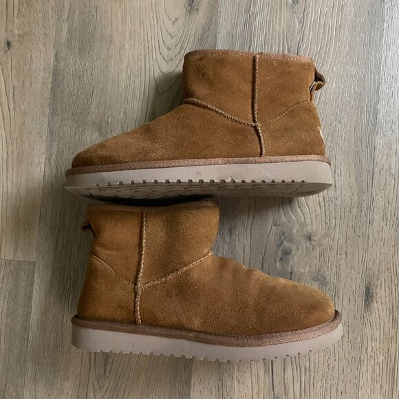 Koolaburra by Ugg Women's Light Brown Suede Ankle Booties Size: 6 - Picture 5 of 8